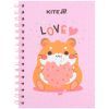 Блокнот Kite на спирали A5 Cute 3, 80 листов, клетка (K25-1911-3)