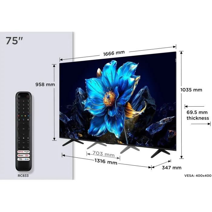 Телевизор TCL 75P7K изображение 10