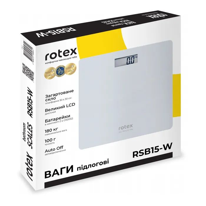 Ваги підлогові Rotex RSB15-W зображення 5