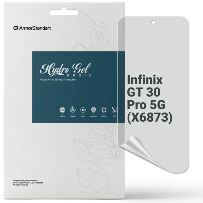 Плівка захисна Armorstandart Matte Infinix GT 30 Pro 5G (X6873) (ARM86499)
