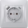 Розетка Videx VF-BNSK1GUC-SS изображение 2