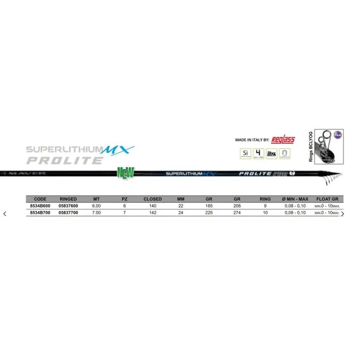 Удилище Maver Superlithium Prolite MX - Pole 7.00m (1300.39.43) изображение 2
