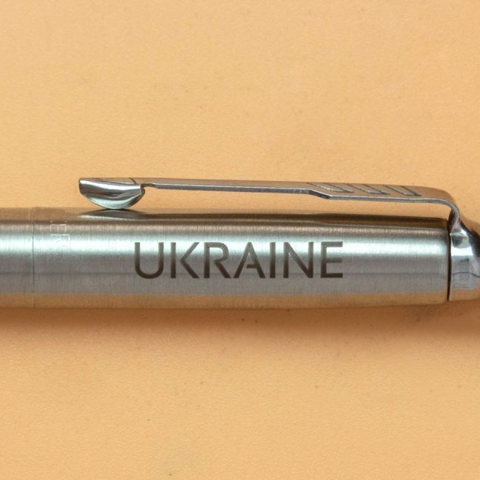 Ручка шариковая Parker JOTTER 17 UKRAINE SS CT BP Україна + Карта (16132_T205b) изображение 3