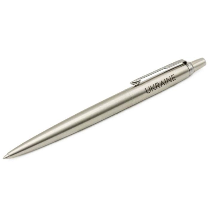 Ручка шариковая Parker JOTTER 17 UKRAINE SS CT BP Україна + Карта (16132_T205b) изображение 4