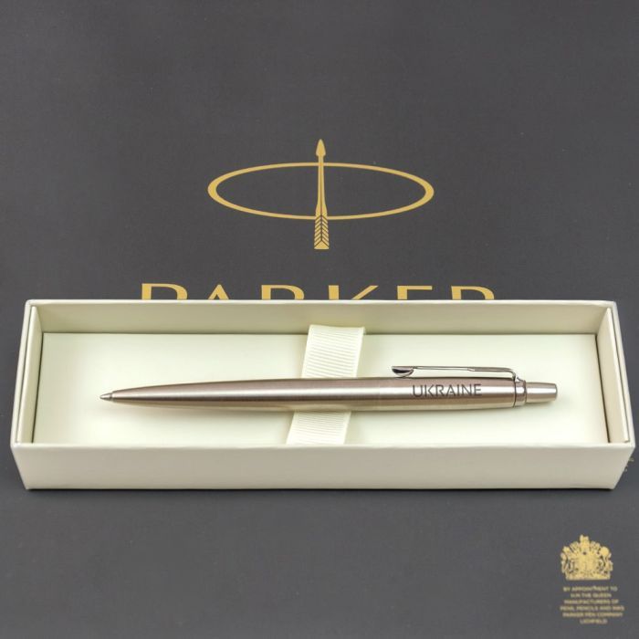 Ручка шариковая Parker JOTTER 17 UKRAINE SS CT BP Україна + Карта (16132_T205b) изображение 7