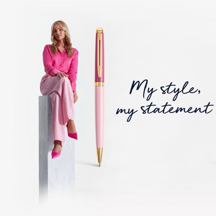 Ручка пір'яна Waterman HEMISPHERE Colour Blocking Pink GT  FP F (12 581) зображення 10