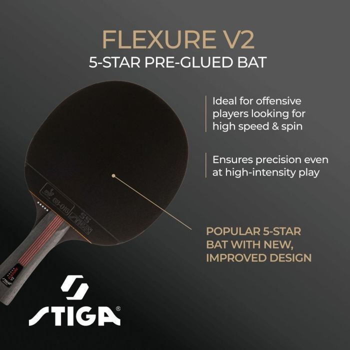 Ракетка для настільного тенісу Stiga Ракетка для настільного тенісу Stiga Flexure 5 Star ver.2 FL (1215-1205-3 (931707) зображення 10