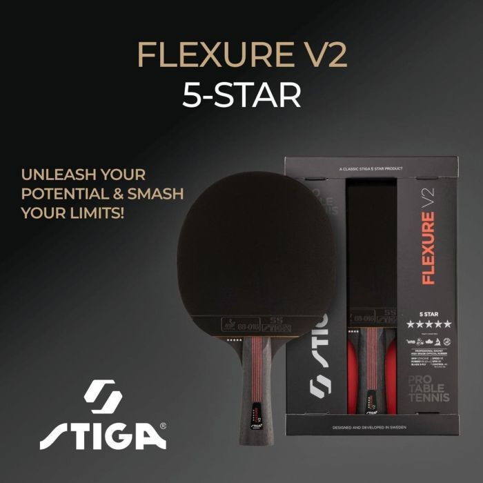 Ракетка для настільного тенісу Stiga Ракетка для настільного тенісу Stiga Flexure 5 Star ver.2 FL (1215-1205-3 (931707) зображення 7