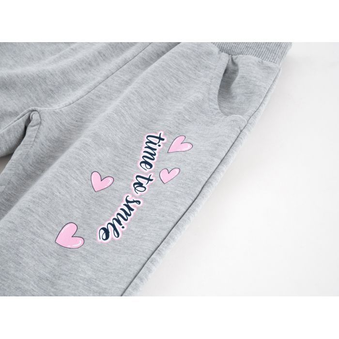 Спортивний костюм дитячий Breeze TIME TO SMILE (20888-110G-gray) зображення 7