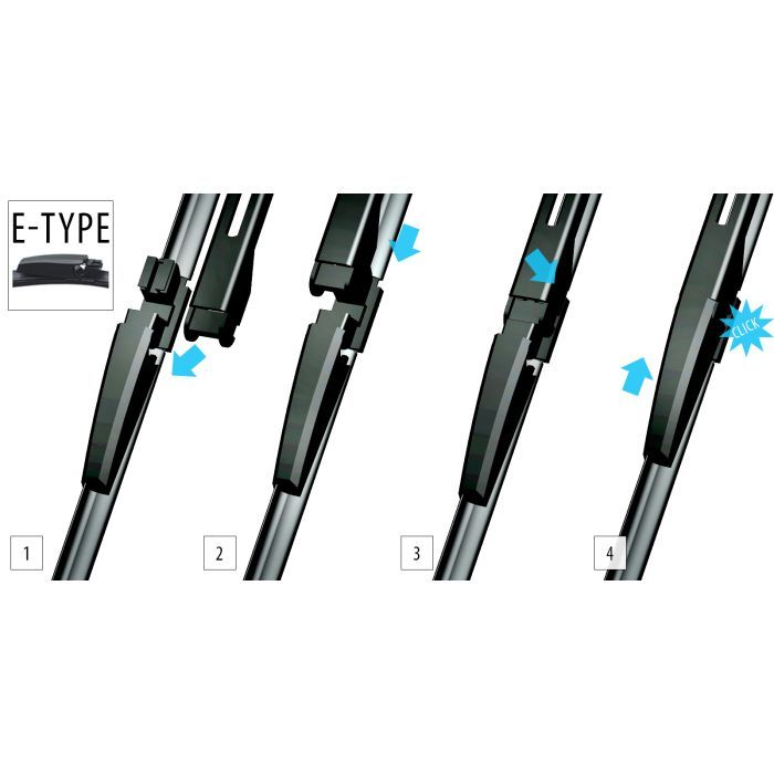 Щетка стеклоочистителя OXIMO 550/550 мм (WE450450) изображение 2