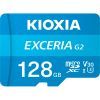Карта памяти Kioxia 128GB microSDXC class 10 UHS-I U3 V30 A1 Exceria G2 (LMEX2L128GG2)