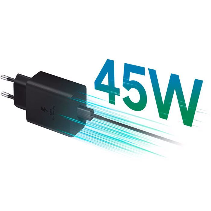 Зарядное устройство Samsung USB-C PD45W black (EP-T4511NBEGEU) изображение 4 Зарядное устройство Samsung USB-C PD45W black (EP-T4511NBEGEU) изображение 4
