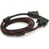 Кабель мультимедийный DVI M to DVI M 1.5m 24+1pin black/red Merlion (YT-DVI(M)/(M)NY/RD-1.5m) изображение 2