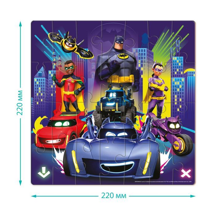 Пазл DoDo на 28 элементов Batwheels. Созываю всех бетмобилистов (200555) изображение 6