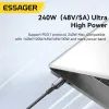 Дата кабель USB-C to USB-C 1.0m 240W Essager (EXCTT3-CG0G-P) изображение 8