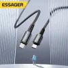 Дата кабель USB-C to USB-C 1.0m 240W Essager (EXCTT3-CG0G-P) изображение 9
