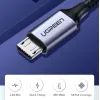 Дата кабель USB 2.0 AM to Micro 5P 1.5m 2A US290 black Ugreen (60147) изображение 3