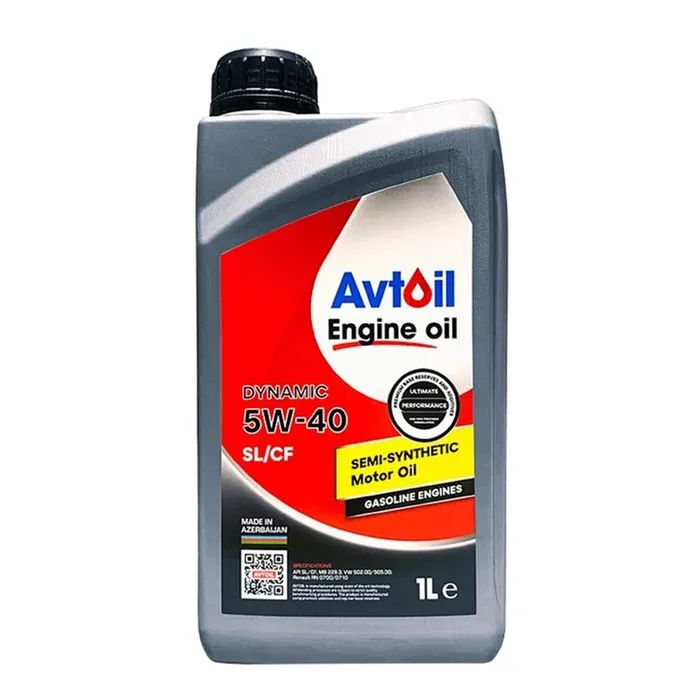 Моторное масло AVTOIL Engine oil DYNAMIC 5W40 1л (AV196704)