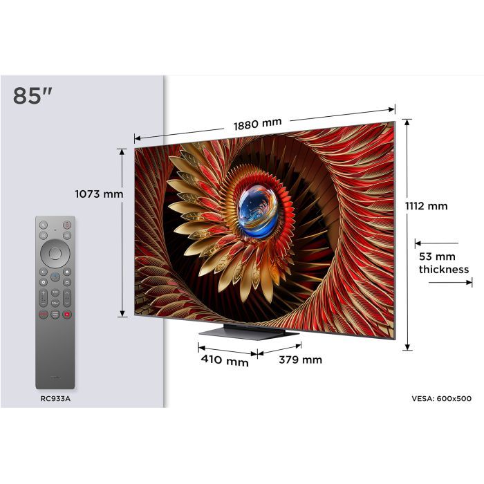 Телевізор TCL 85C8K зображення 5