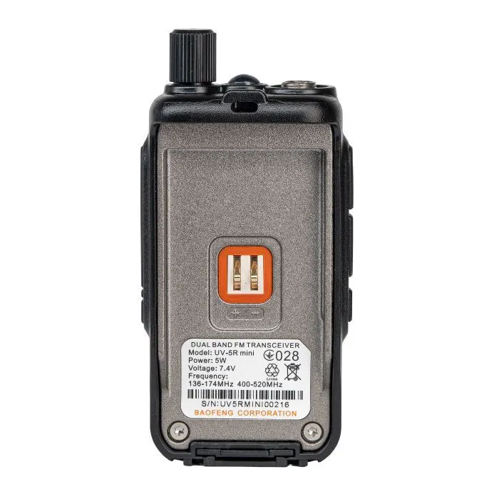 Портативная рация Baofeng UV-5R MINI Orange (UV-5R_MINI_Orange) изображение 4