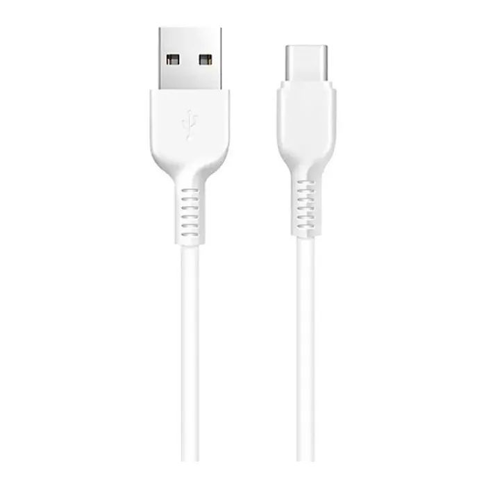 Дата кабель USB 2.0 AM to USB-C 1.0m 3A white HOCO (6957531068853)