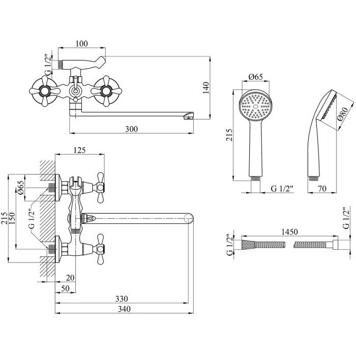Змішувач Agua Toledo-C073 (CV017361) зображення 6
