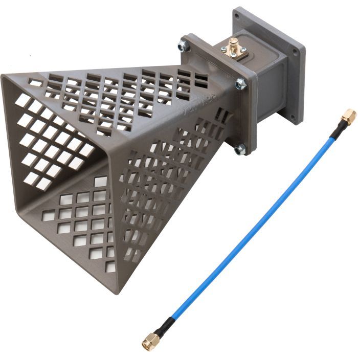 Антена для дрона RavLink Рупор-сітка 5.0-6.6 GHz 14 dBi SMA RHCP (RUPOR 5.0-6.6 14DBI MESH)