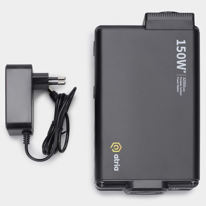 Батарея універсальна Atria 32000mAh PD/30W, QC/8W, DC:12-16.8V, 230V:150W (OPS-151) зображення 10 Батарея універсальна Atria 32000mAh PD/30W, QC/8W, DC:12-16.8V, 230V:150W (OPS-151) зображення 10