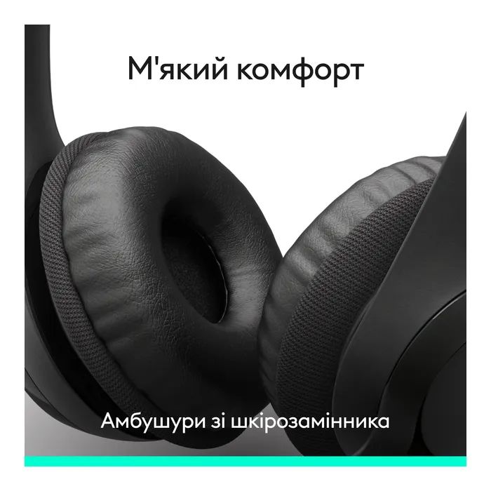 Навушники Logitech H390 USB-C Midnight Black (981-001576) зображення 7