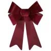 Украшение декоративное Chomik бант велюр, 23х38 см, бордо (5900779893184) изображение 2
