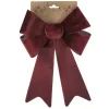 Украшение декоративное Chomik бант велюр, 23х38 см, бордо (5900779893184)