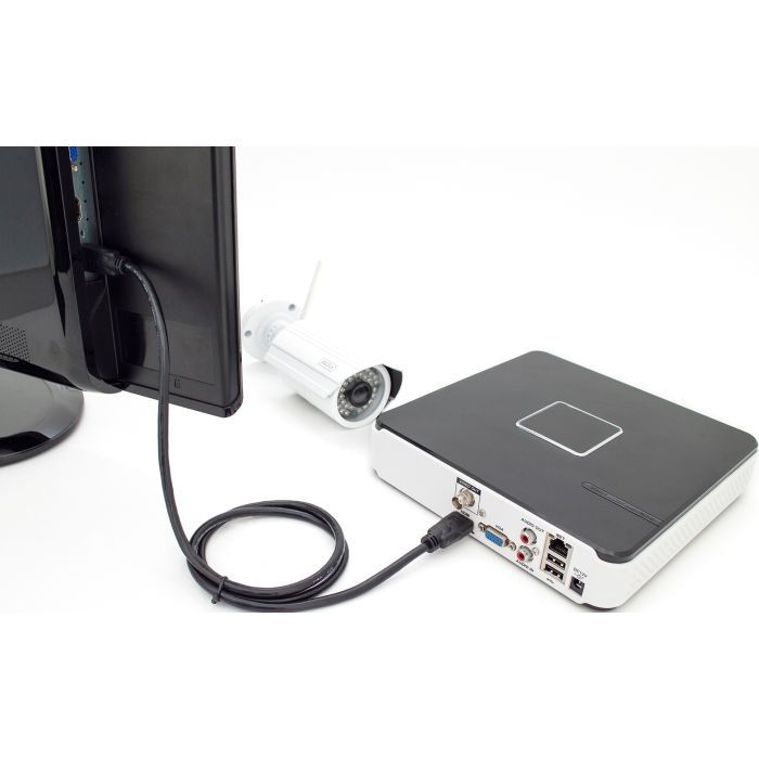 Кабель мультимедійний HDMI M to HDMI M 2.0m 4K60Hz w/Ethernet black Digitus (DB-330123-020-S) зображення 5