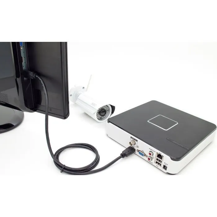 Кабель мультимедийный HDMI M to HDMI M 2.0m 4K60Hz w/Ethernet black Digitus (DB-330123-020-S) изображение 5
