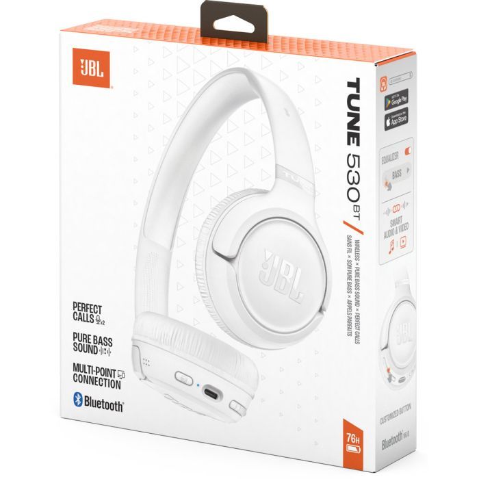 Навушники JBL Tune 530BT White (JBLT530BTWHTEU) зображення 10