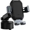Универсальный автодержатель Baseus Tank gravity car mount holder with suction base Tarnish Black (SUYL-TK01)