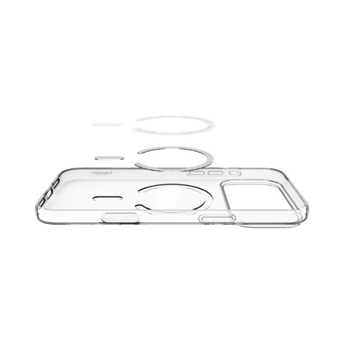 Чехол для мобильного телефона Spigen Liquid Crystal MagFit iPhone 17 Pro Clear White (ACS10396) изображение 6