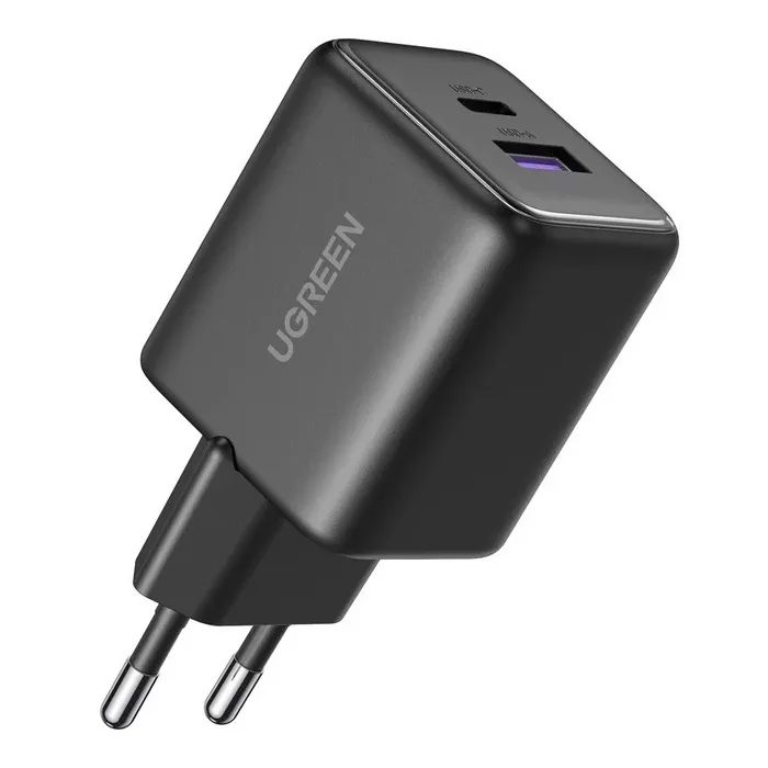 Зарядное устройство Ugreen USB-C + USB-A PD45W GaN (65057)