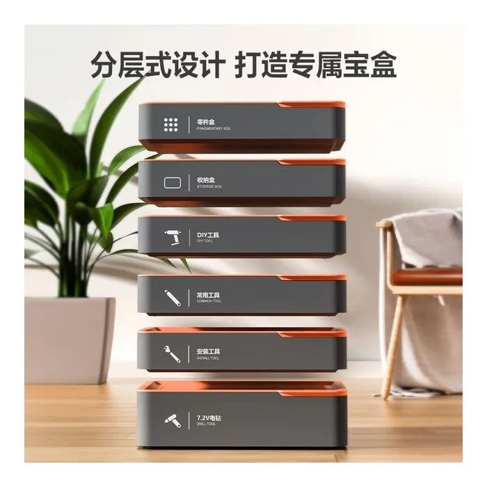 Набір інструментів Deli 7 шт. (H1001-C) зображення 4