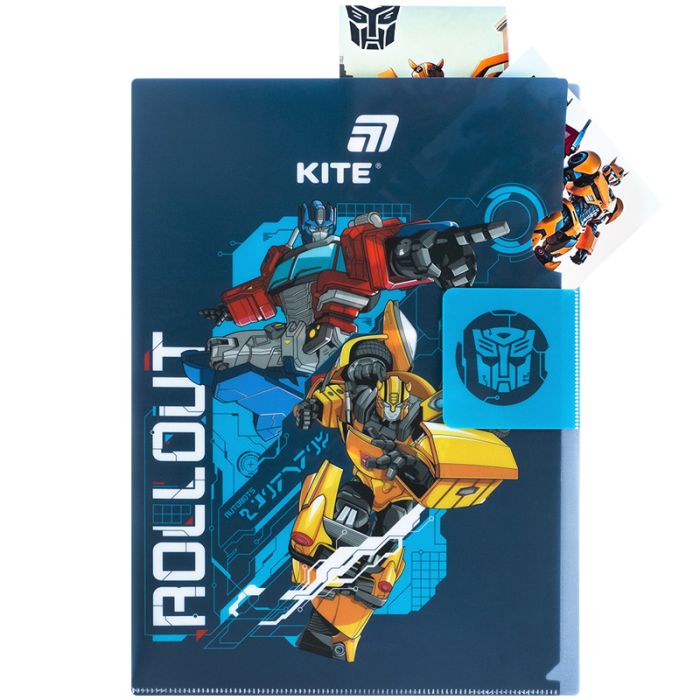 Папка - куточок Kite із клапаном A4 Transformers (TF25-248) зображення 4
