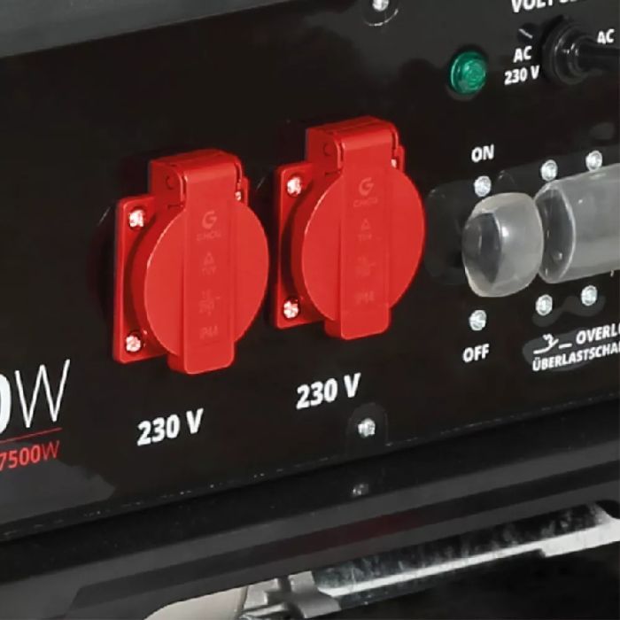 Генератор Einhell TC-PG 8000 3-фазний, 230V/400V, 8.0кkW, електростартер, AVR 25л (4152640) изображение 3