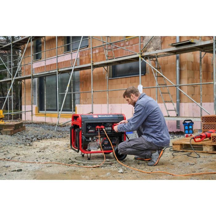 Генератор Einhell TC-PG 8000 3-фазний, 230V/400V, 8.0кkW, електростартер, AVR 25л (4152640) изображение 6