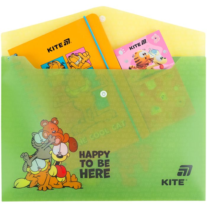 Папка - куточок Kite А4 Garfield -2 (GF25-244-2) зображення 3