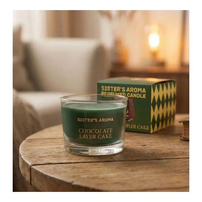 Ароматическая свеча Sister's Aroma Chocolate Layer Cake 150 г (4820227786282)