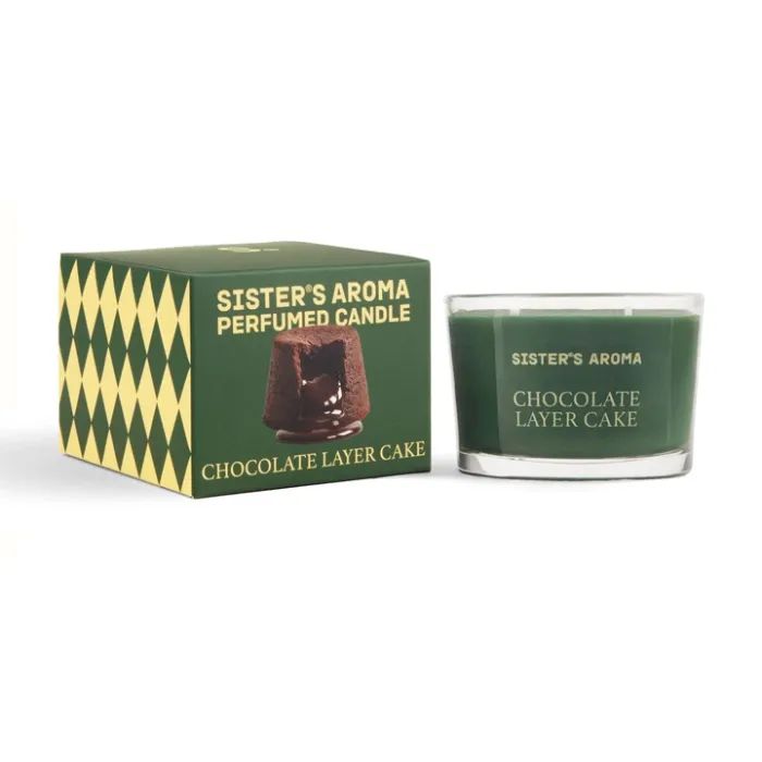 Ароматическая свеча Sister's Aroma Chocolate Layer Cake 150 г (4820227786282) изображение 2