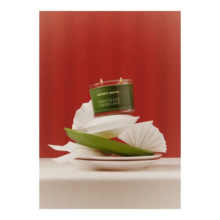 Ароматическая свеча Sister's Aroma Chocolate Layer Cake 150 г (4820227786282) изображение 3