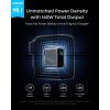Зарядний пристрій Anker 3xUSB-C PD3.1 160W GaNPrime w Display silver (A2687341) зображення 5