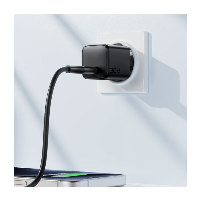 Зарядное устройство Acefast 1xUSB-C 30W GaN A118 black (6974316284994) изображение 7