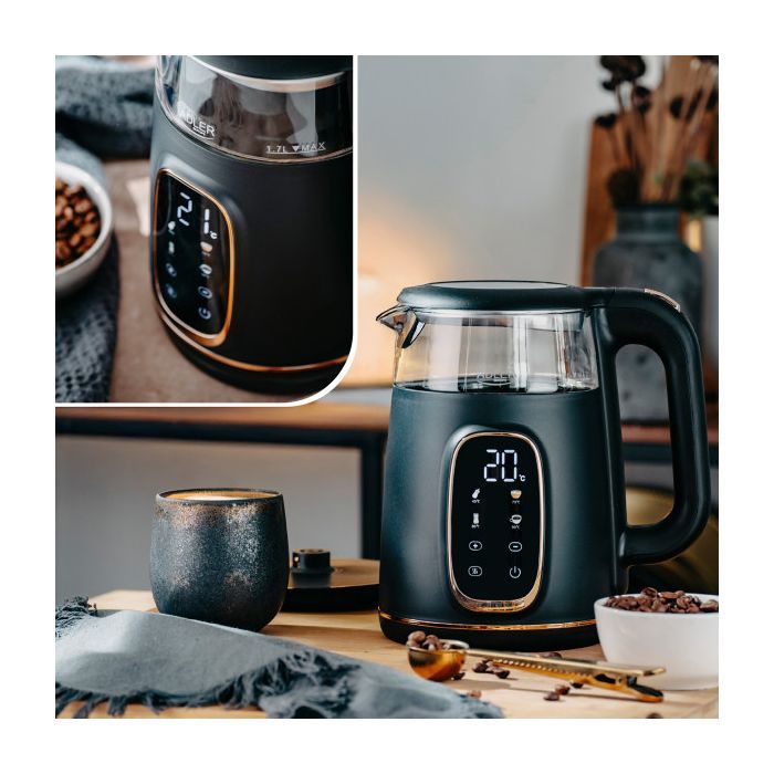 Електрочайник Adler AD 1305 white silver зображення 10