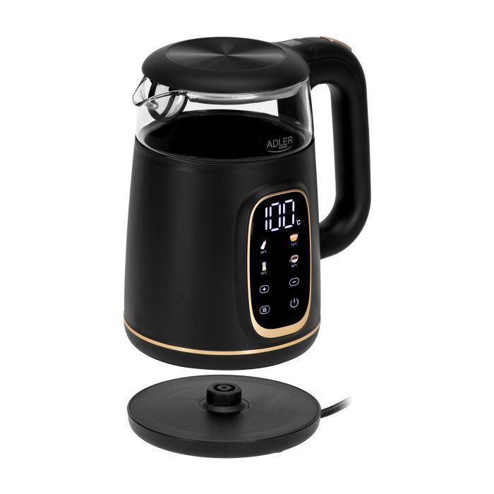 Електрочайник Adler AD 1305 white silver зображення 2