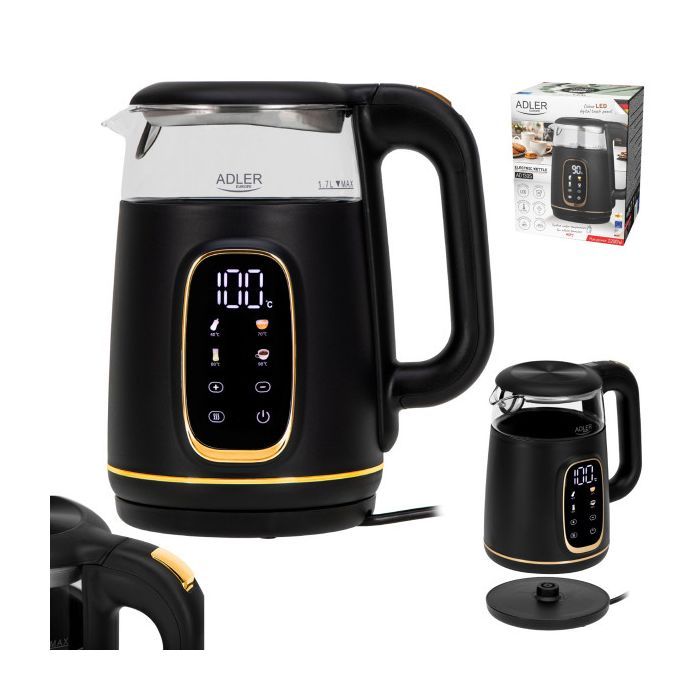 Електрочайник Adler AD 1305 white silver зображення 8